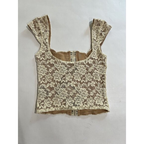 JGR & STN Freya Lace Corset in Off White - Picture 4 of 5